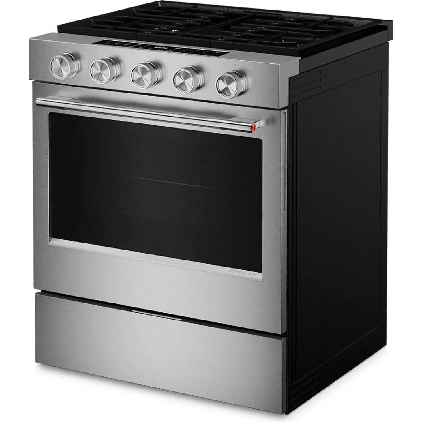 KitchenAid 30-inch Smart Slide-in Gas Range with Convection Cooking Modes KSGS330SPS - Image 11
