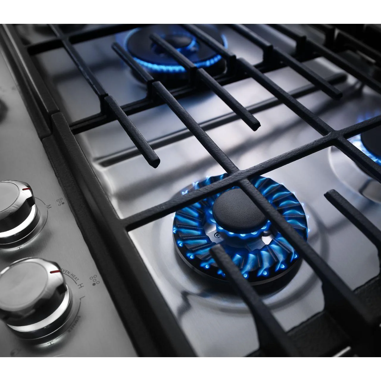 KitchenAid 36-inch Built-in Gas Cooktop with Griddle KCGS956ESS - Image 7