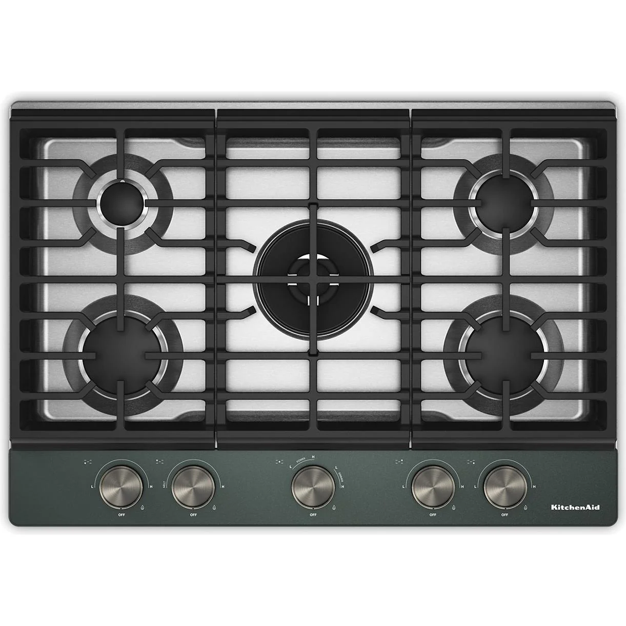 KitchenAid 30-inch Built-in Gas Cooktop with 5 Burners KCGK730SJP