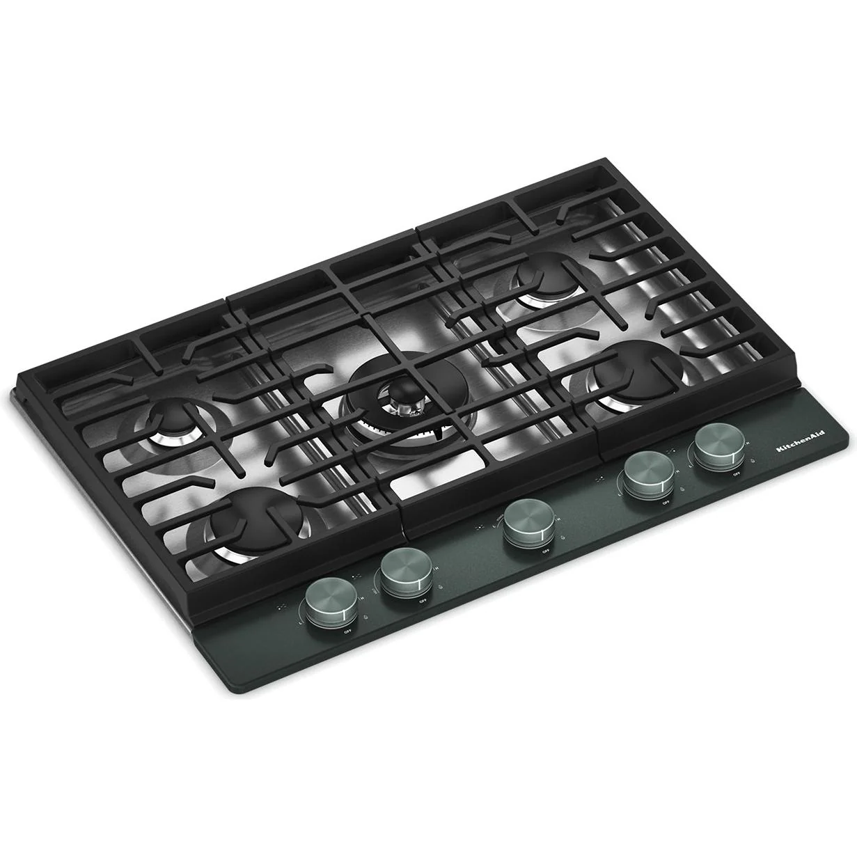 KitchenAid 30-inch Built-in Gas Cooktop with 5 Burners KCGK730SJP - Image 2