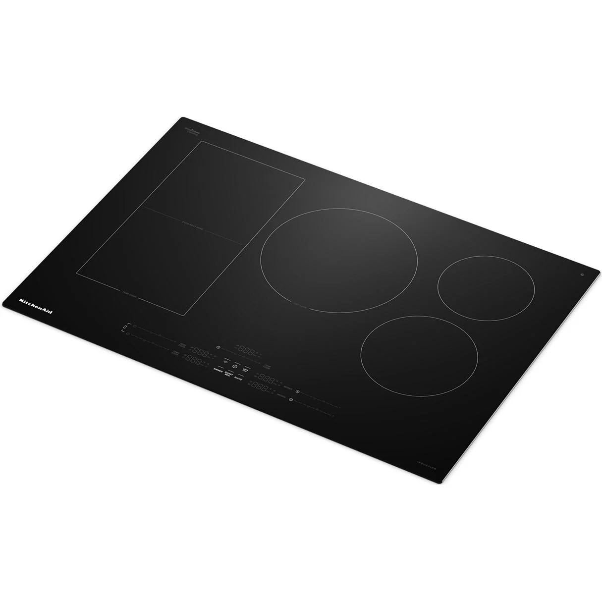 KitchenAid 30-inch Built-in Temp Cook™ Induction Cooktop with 5 Cooking Zones KCIT730SBL - Image 2