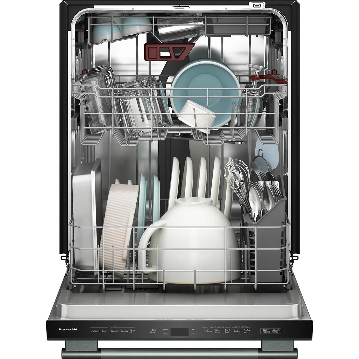 KitchenAid Built-in Dishwasher with Third Level Jet Rack KDTS324SJP - Image 12