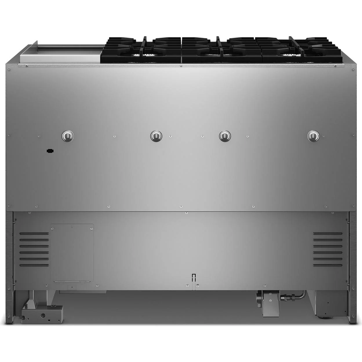 KitchenAid 48-inch Freestanding Commercial-Style Dual-Fuel Range with Griddle KFDD948SBE - Image 5