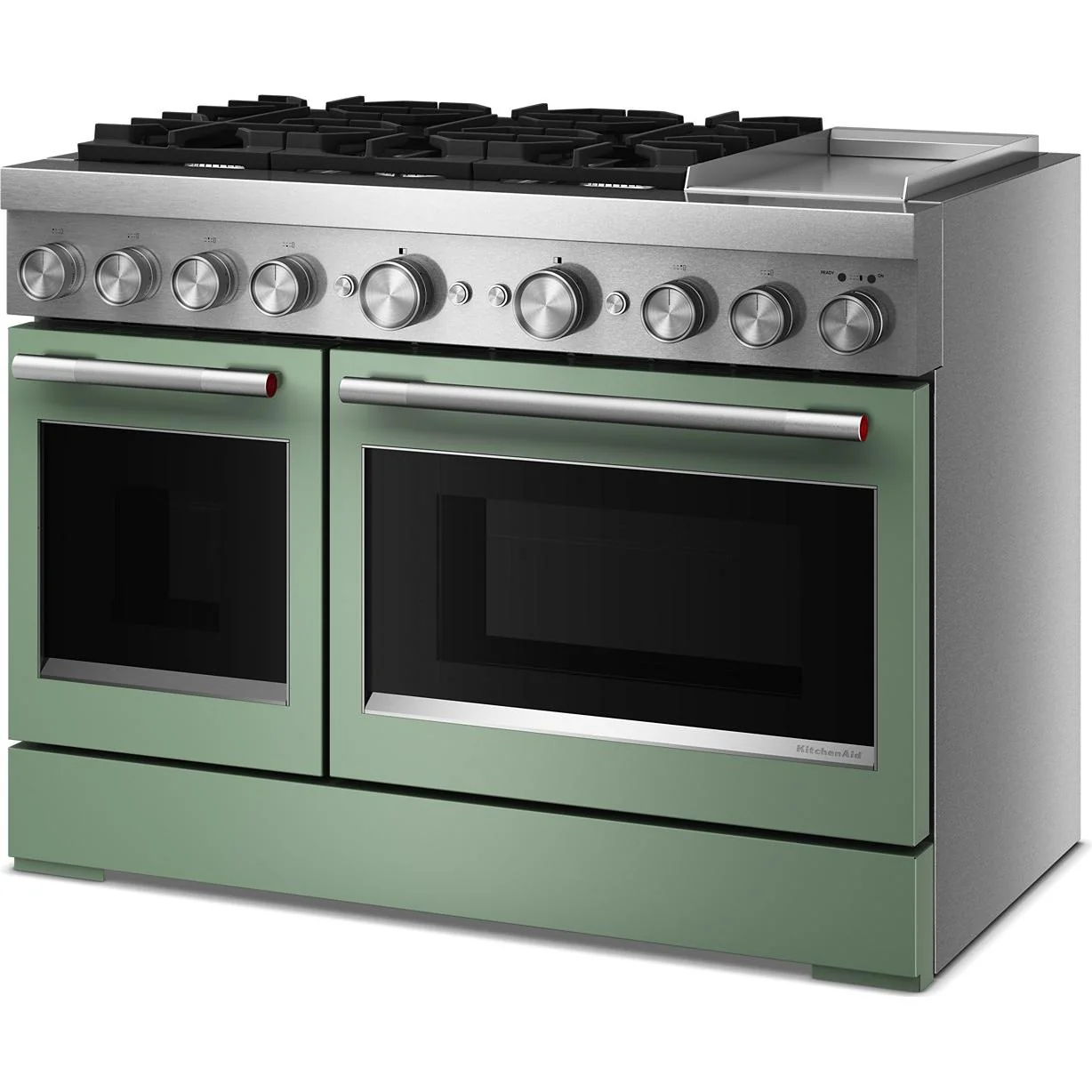 KitchenAid 48-inch Freestanding Commercial-Style Dual-Fuel Range with Griddle KFDD948SDC - Image 5