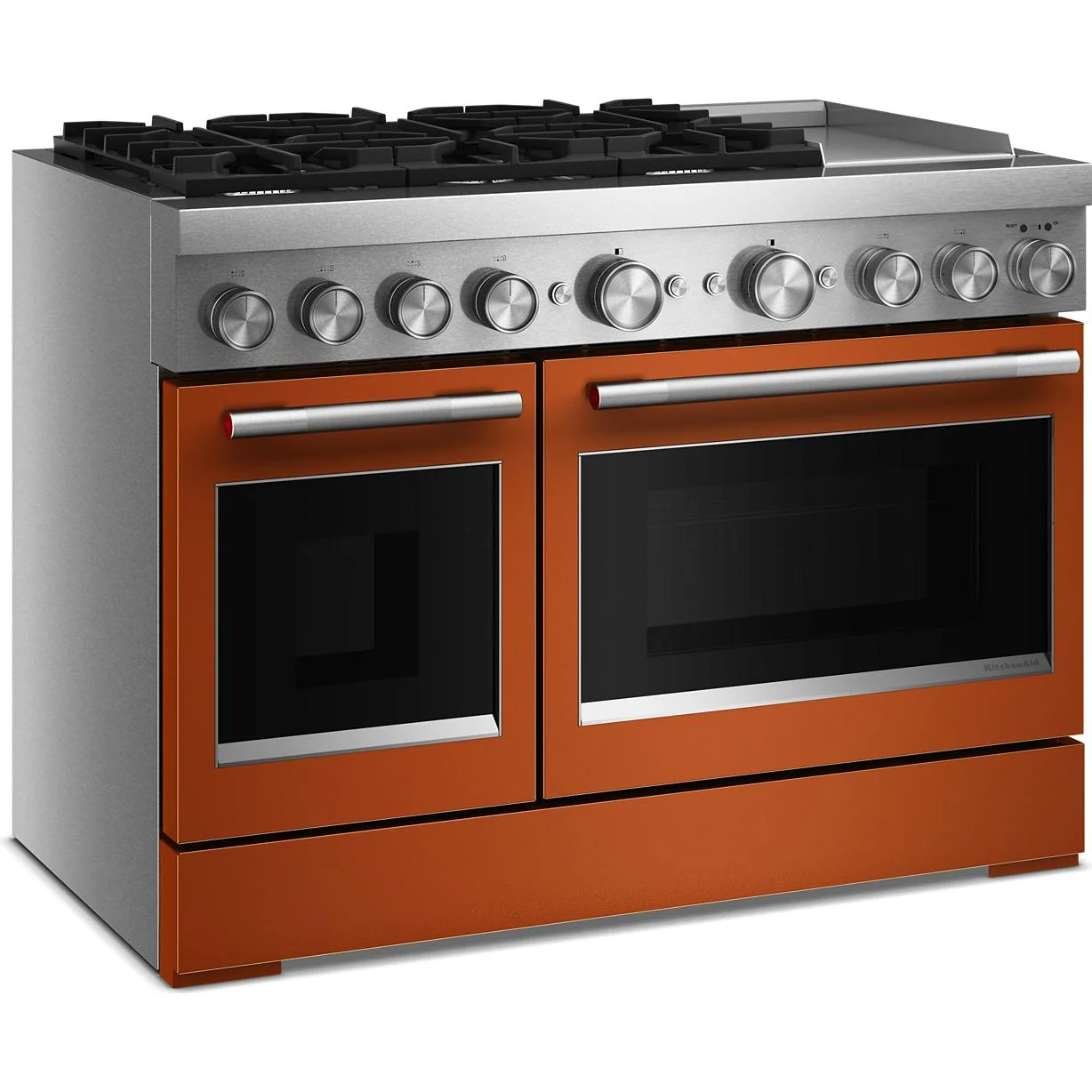 KitchenAid 48-inch Freestanding Commercial-Style Dual-Fuel Range with Griddle KFDD948SSC - Image 5