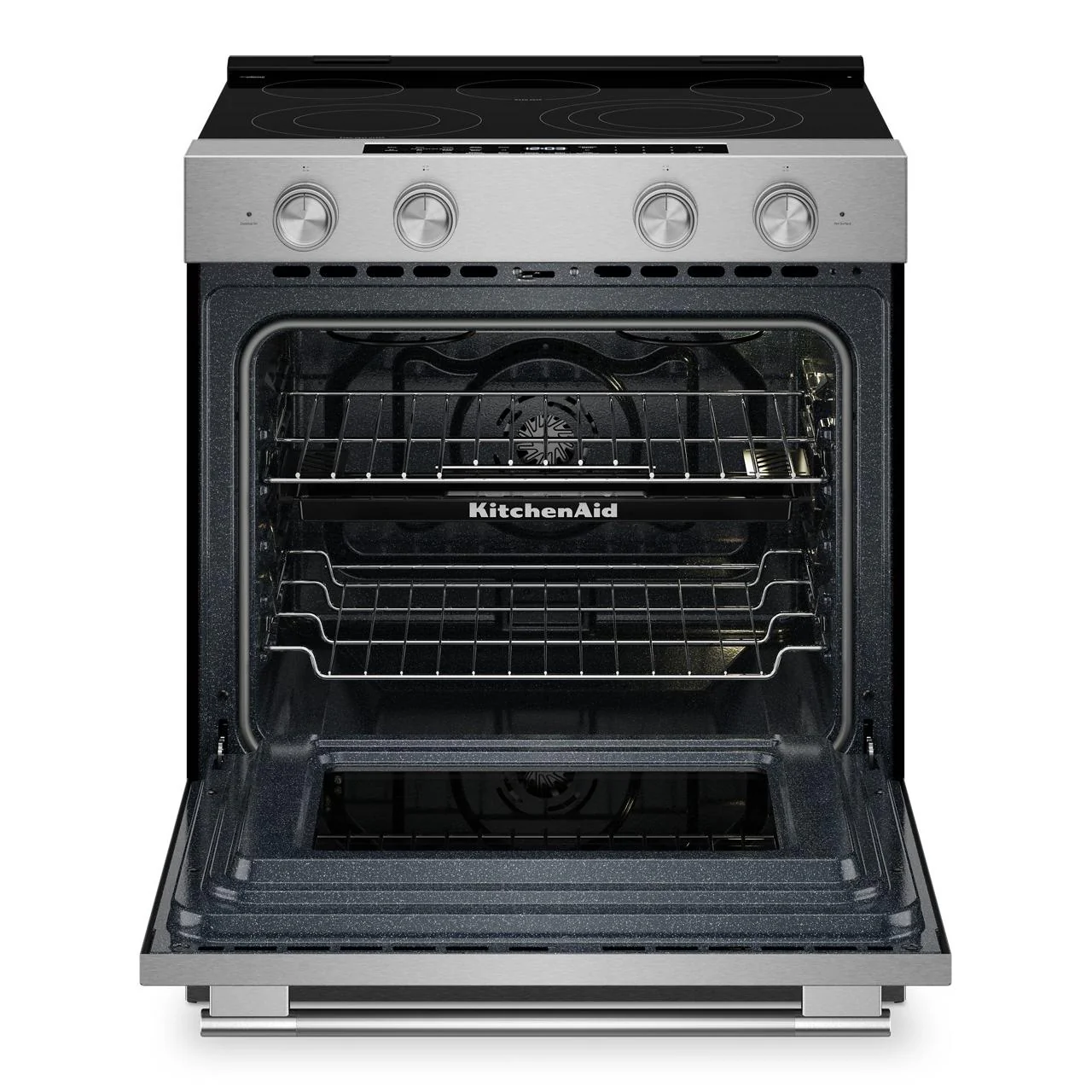 KitchenAid 30-inch Slide-in Electric Range with  Convection Cooking Modes YKSES530SPS - Image 3