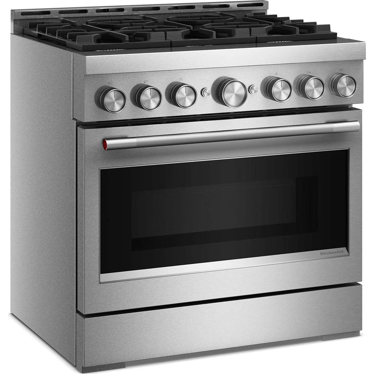 KitchenAid 36-inch Slide-in Gas Range with 6 Burners KFGS936SSS - Image 5