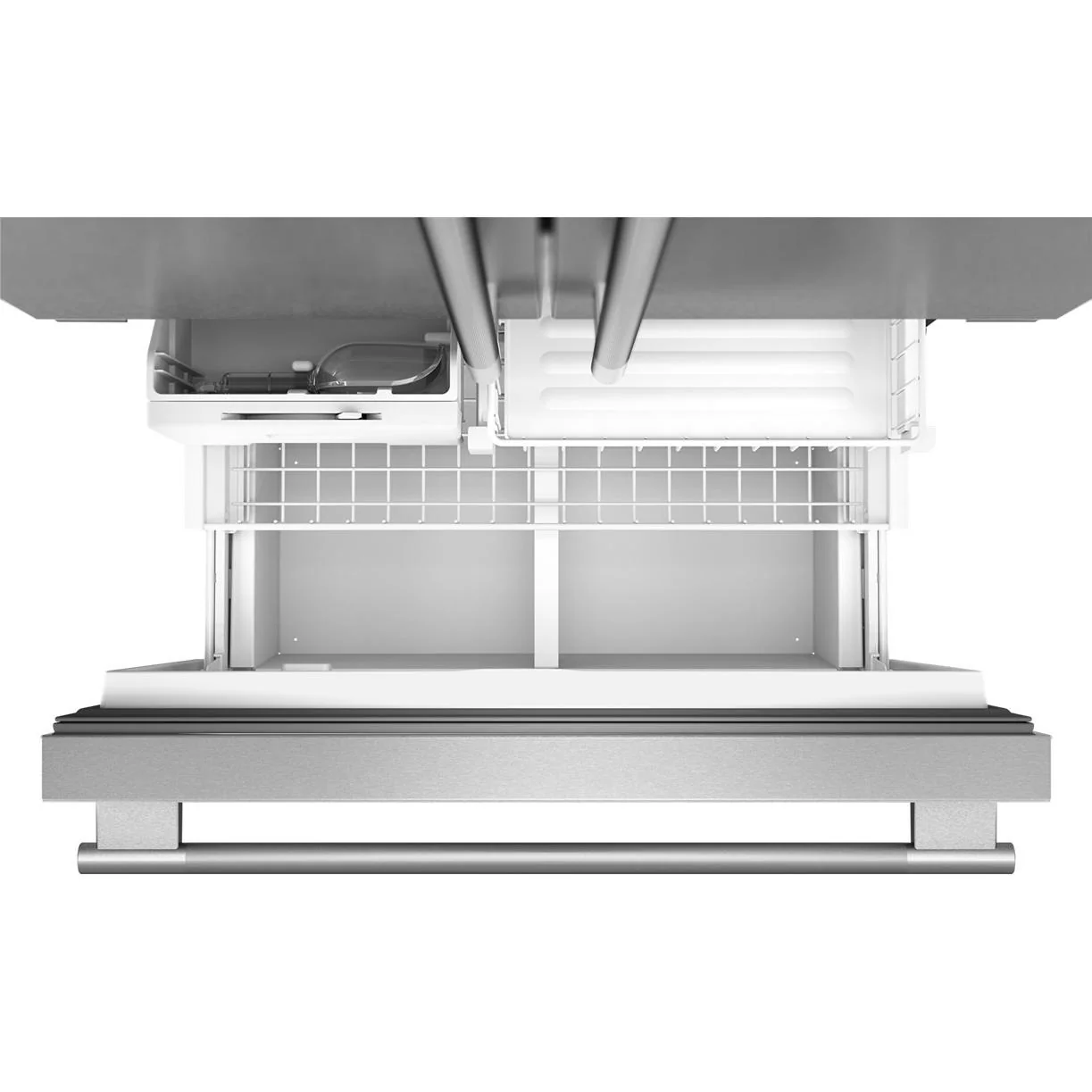KitchenAid 36-inch, 21.9 cu. ft. Counter-Depth French 3-Door Refrigerator with Ice Maker KRFC136TPS - Image 4