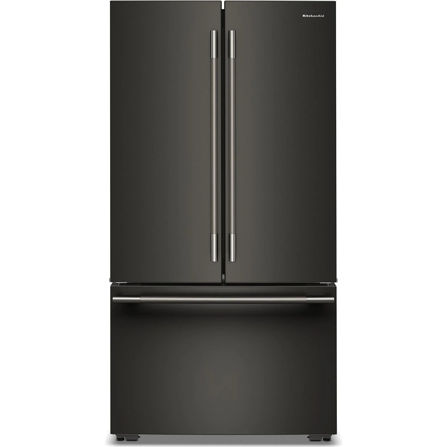 KitchenAid 36-inch, 24.8 cu. ft. Counter-Depth French 3-Door Refrigerator with Internal Water Dispenser KRFC336SBE