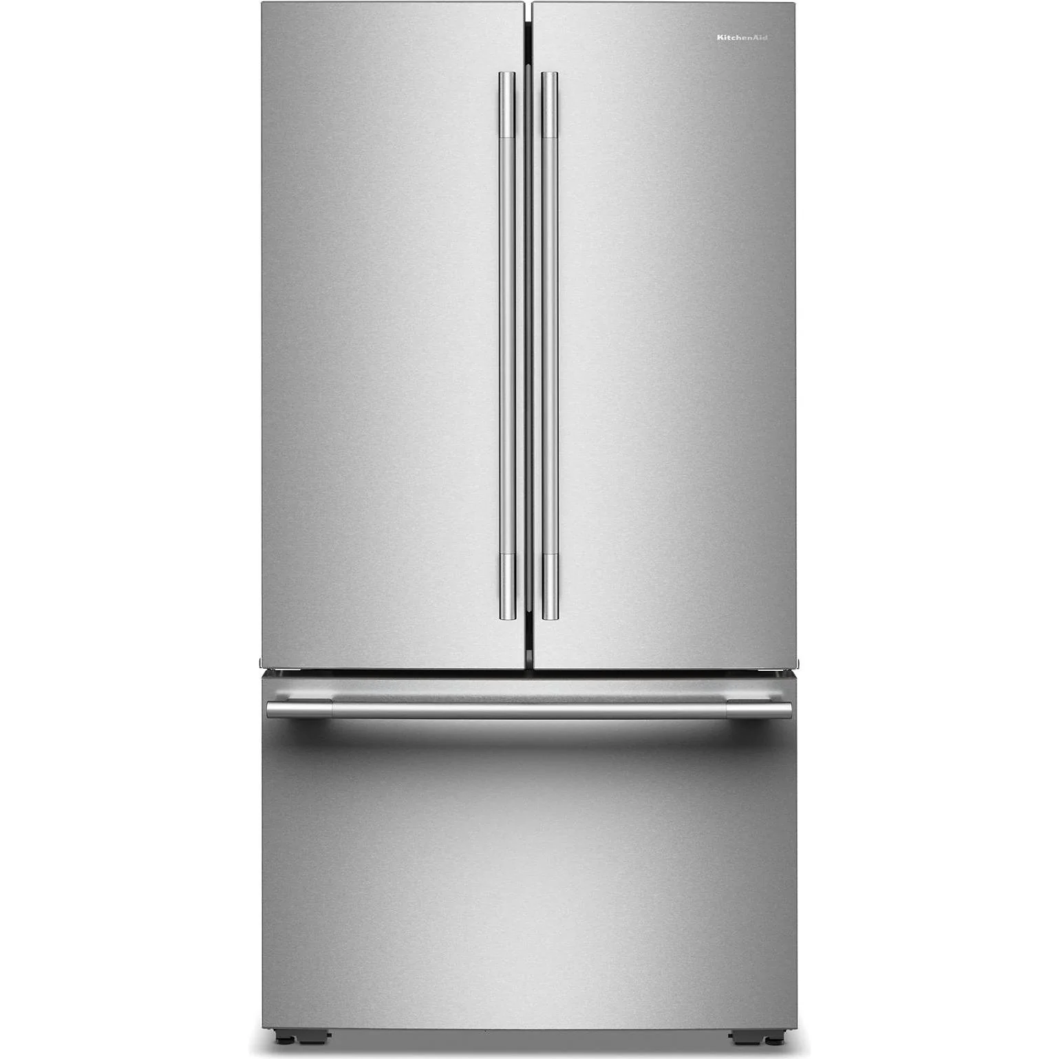 KitchenAid 36-inch, 24.8 cu. ft. Counter-Depth French 3-Door Refrigerator with Internal Water Dispenser KRFC336SPS