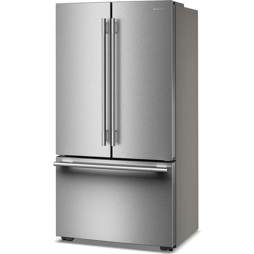 KitchenAid 36-inch, 24.8 cu. ft. Counter-Depth French 3-Door Refrigerator with Internal Water Dispenser KRFC336SPS - Image 4