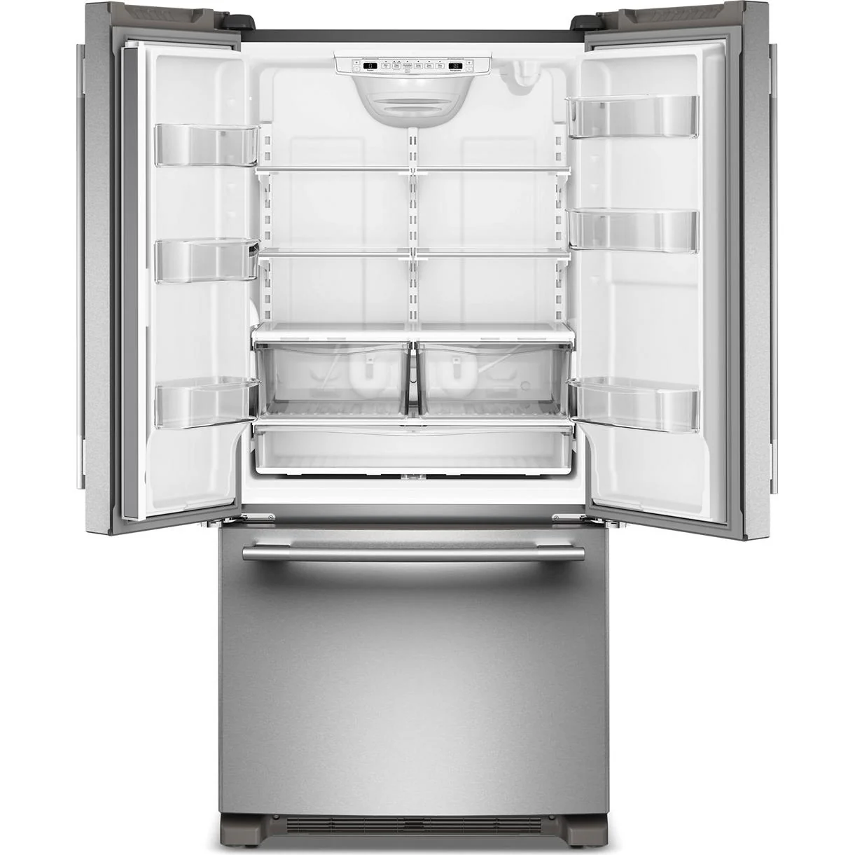 KitchenAid 33-inch, 22 cu. ft. Freestanding French 3-Door Refrigerator with Ice Maker KRFF333SPS - Image 3