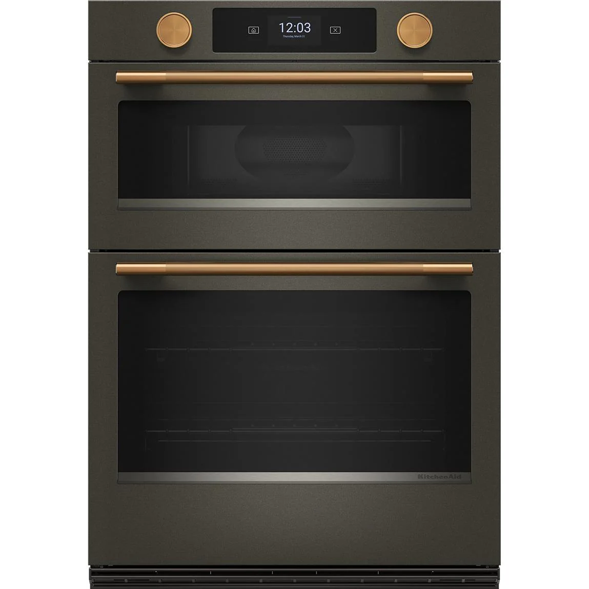 KitchenAid 30-inch Built-in Combination Wall Oven with Microwave Oven with Convection Technology KOEC730SBE - Image 4