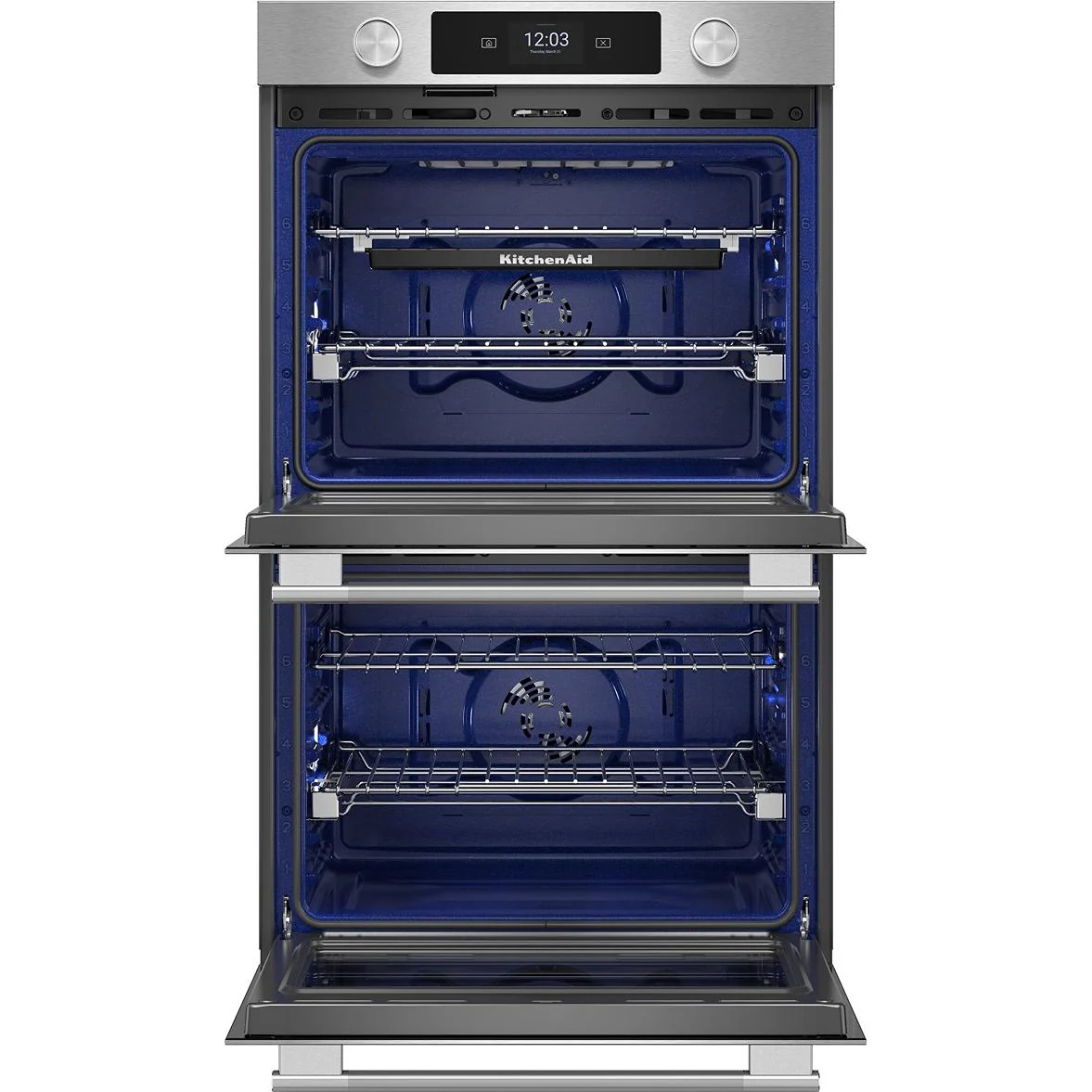 KitchenAid 27-inch Built-in Double Wall Oven with Convection Technology KOED727SPS - Image 2