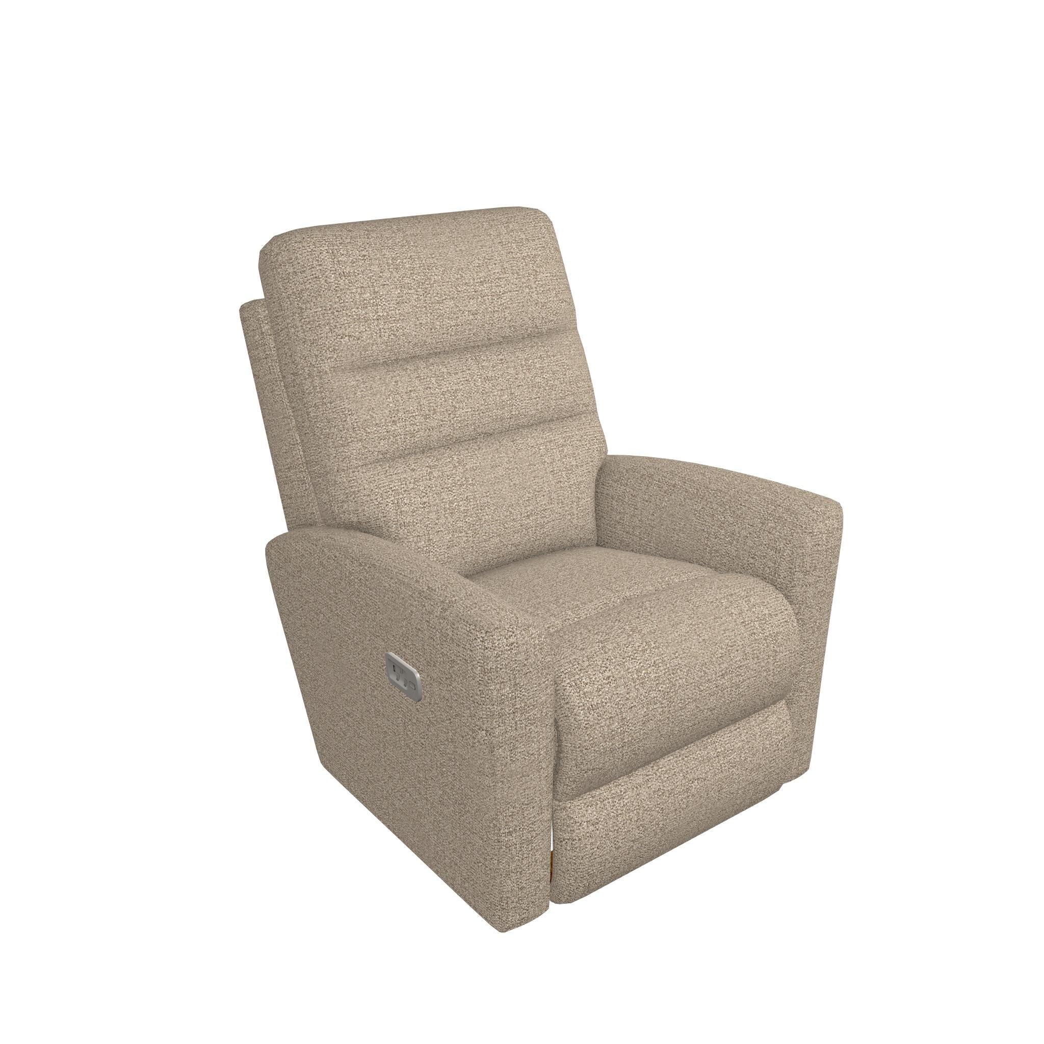 La-Z-Boy Liam Power Rocking Recliner w/ Headrest & Lumbar - Fawn