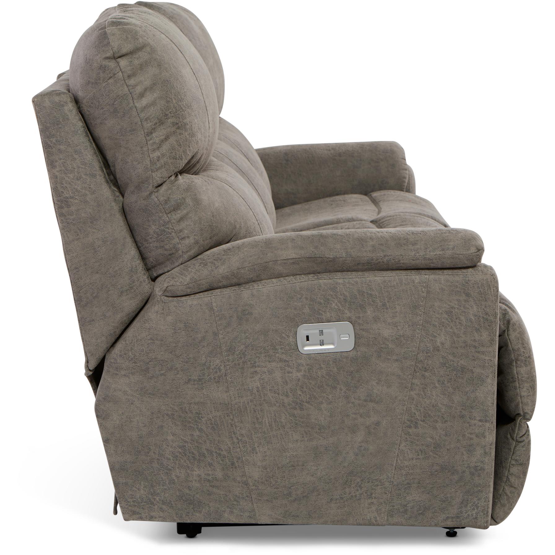 La-Z-Boy Trouper Power Reclining Sofa w/ Headrest - Sable - Image 3