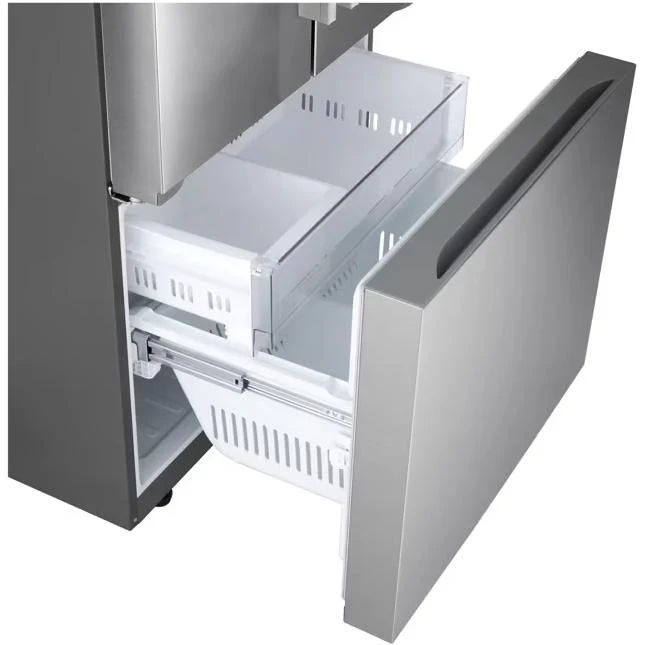 LG 25 cu.ft. 3-Door French Door Refrigerator with Hybrid Handle Design LF25H6200S - Image 4