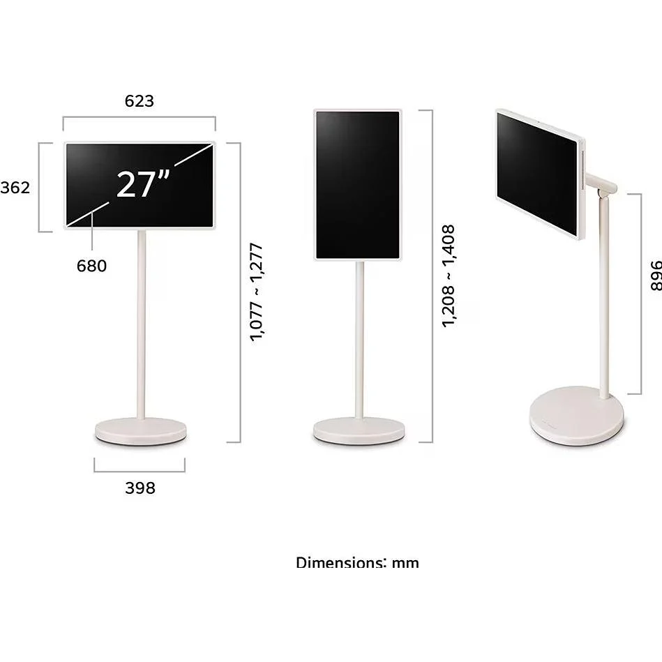 LG 27-inch StanbyME 2 Super Portable Touch Screen 27LX6TYGA - Image 9