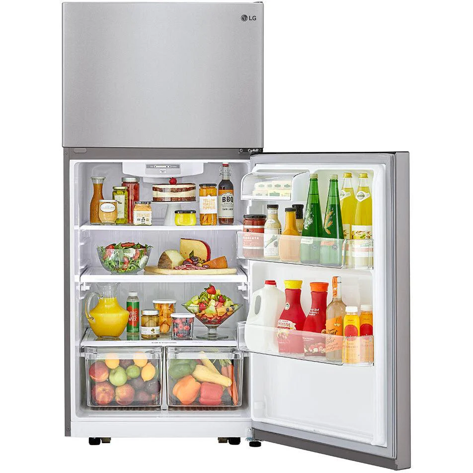 LG 30-inch, 20.2 cu.ft. Freestanding Top Freezer Refrigerator with Smart Diagnosis™ LTCS20020S - Image 5