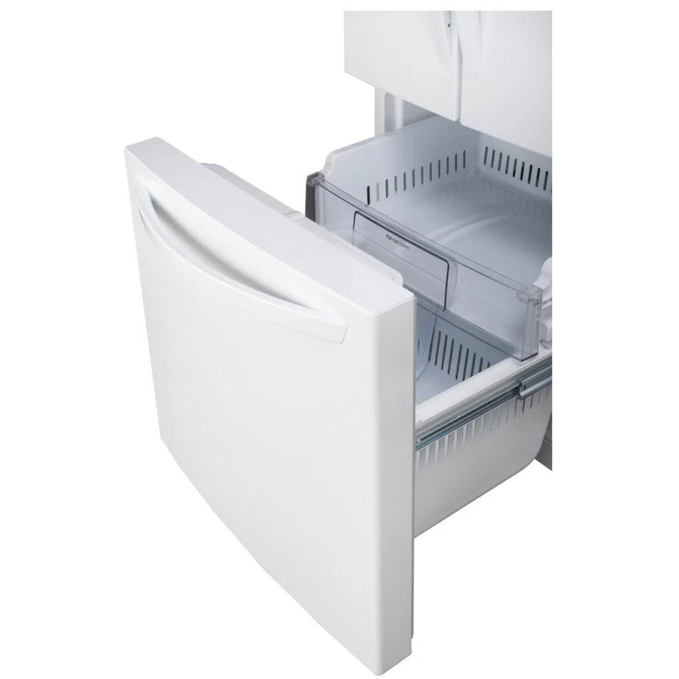 LG 30-inch, 21.8 cu.ft. Freestanding French 3-Door Refrigerator with SmartDiagnosis™ Technology LRFNS2200W - Image 8