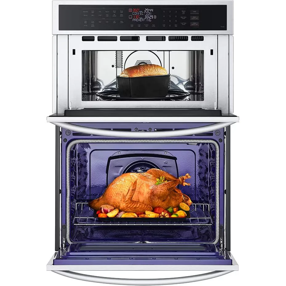 LG 30-inch, 6.4 cu.ft. Built-in Combination Wall Oven with ThinQ® Technology WCEP6423F - Image 5