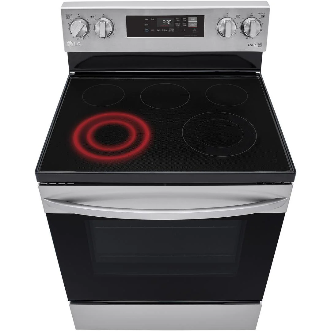 LG 30-inch Freestanding Electric Range with SmartDiagnosis™ LREL6321S - Image 5