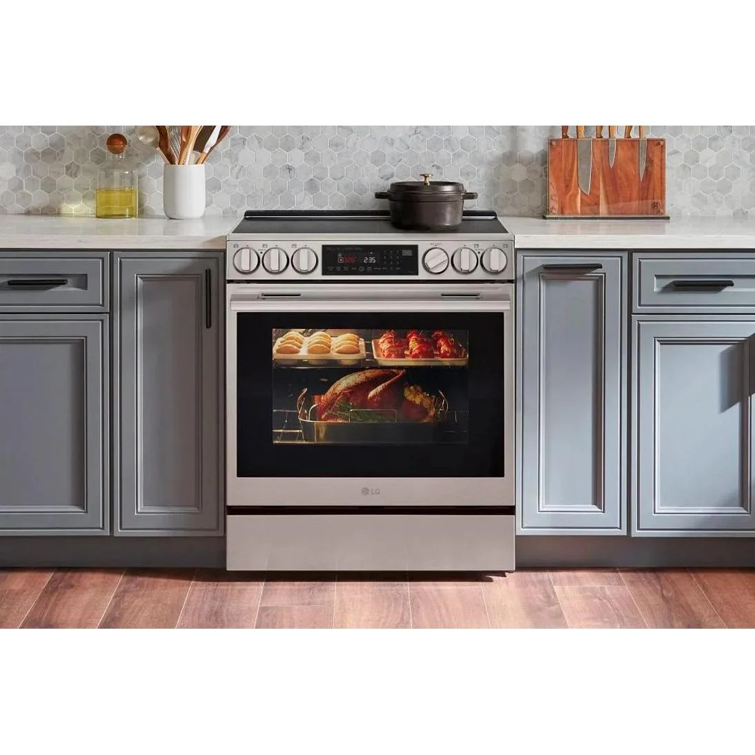 LG 30-inch Slide-In Electric Range with Air Fry LSEL6335XE - Image 13