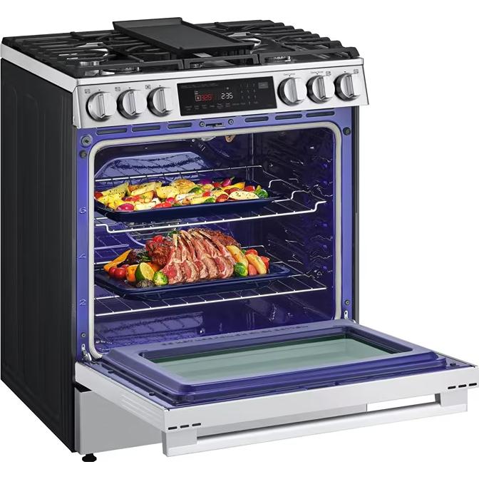 LG 30-inch Slide-In Gas Range with Air Fry LSGL6335X - Image 5