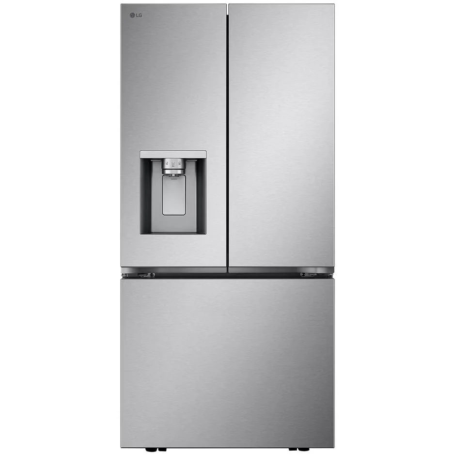 LG 33-inch, 20 cu. ft. French 3-Door Refrigerator with Smart Diagnosis LF20C6330S