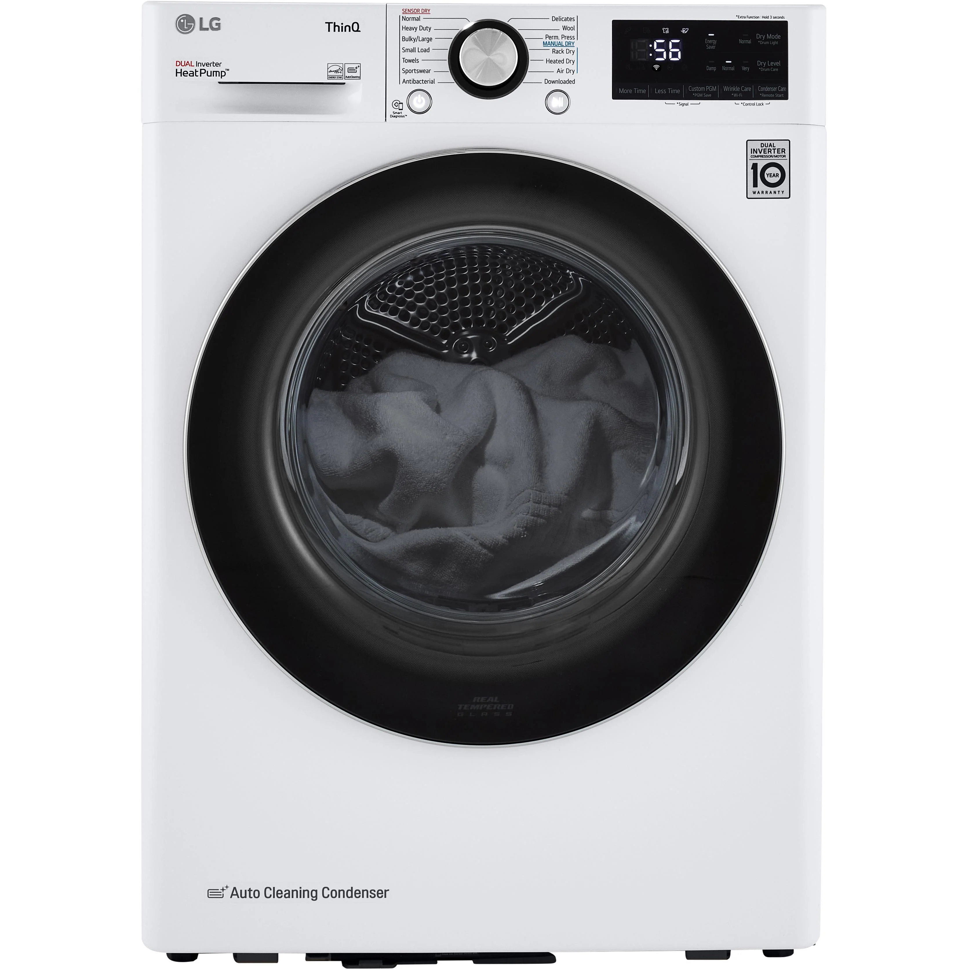 LG 4.2 cu.ft. Electric Dryer with ThinQ® Technology DLHC1455W - Image 2