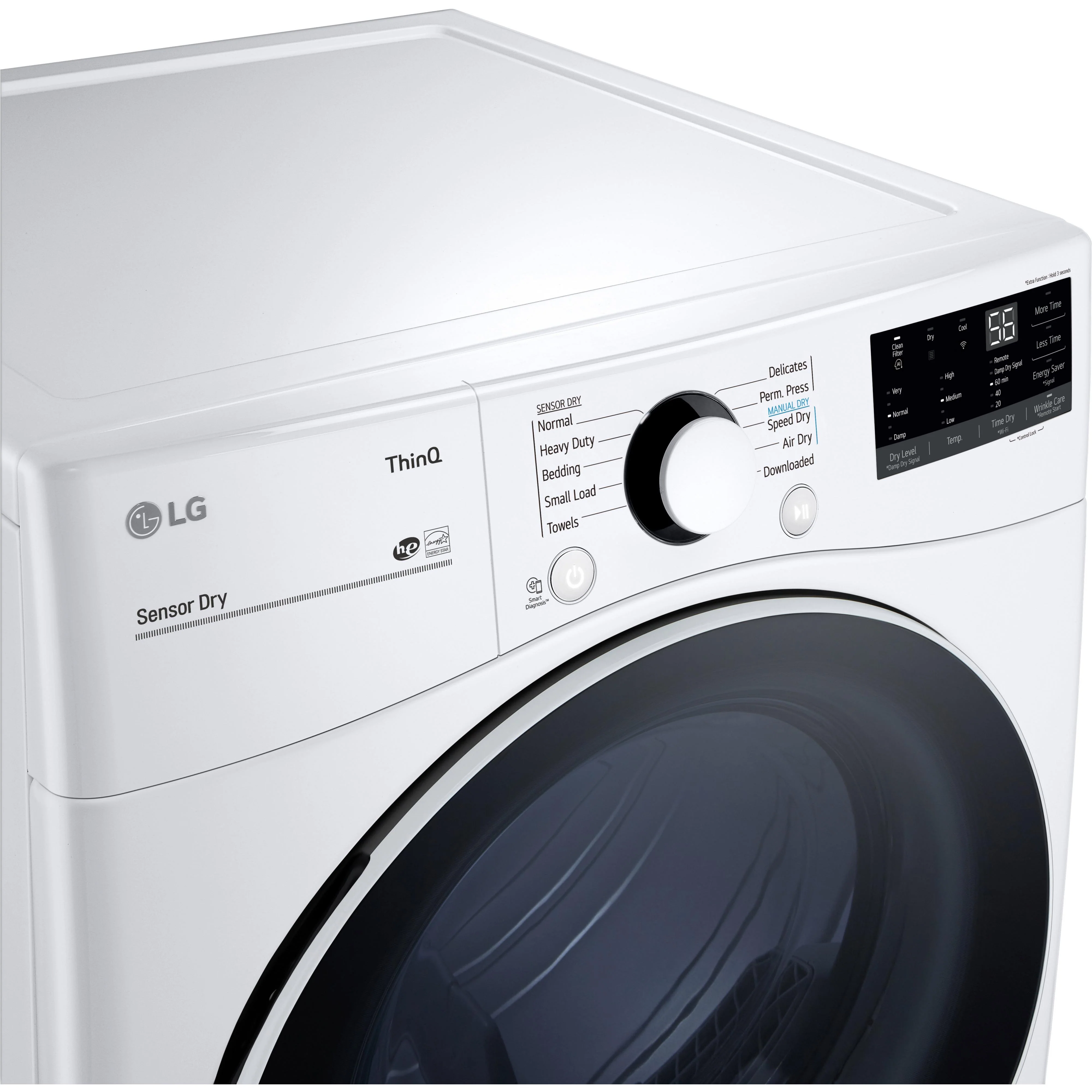 LG 7.4 cu.ft. Gas Dryer with ThinQ® Technology DLG3601W - Image 10