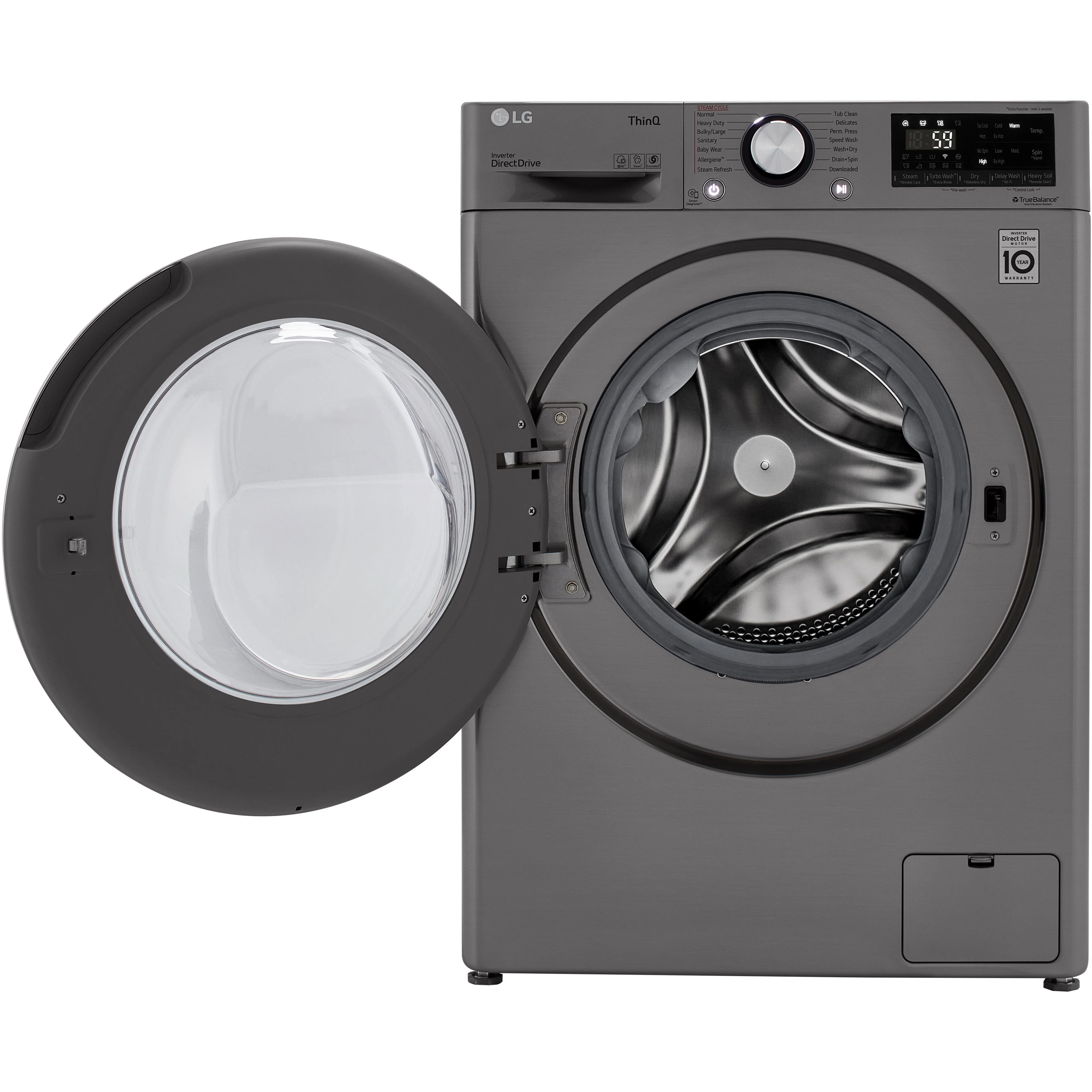 LG All-in-One Electric Laundry Center with TurboWash™ Technology WM3555HVA - Image 9