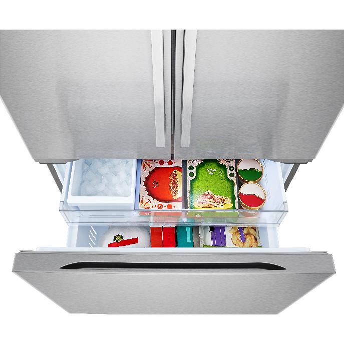LG 36-inch, 25.1 cu. ft. Counter-Depth MAX® French 3-Door Refrigerator with Ice Maker LF25BZH42S - Image 4