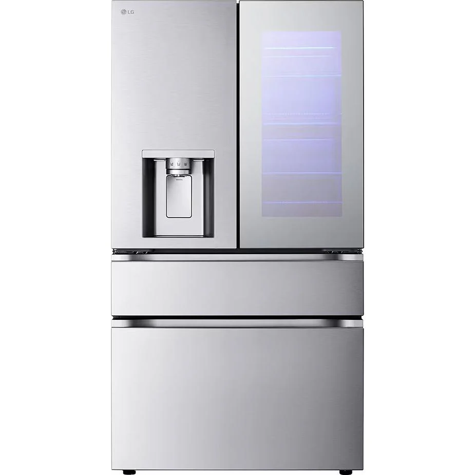 LG 36-inch, 29 cu. ft. French 4-Door Refrigerator with Mirror InstaView® MyColor® and Mini Craft Ice® LF29S9775S - Image 4