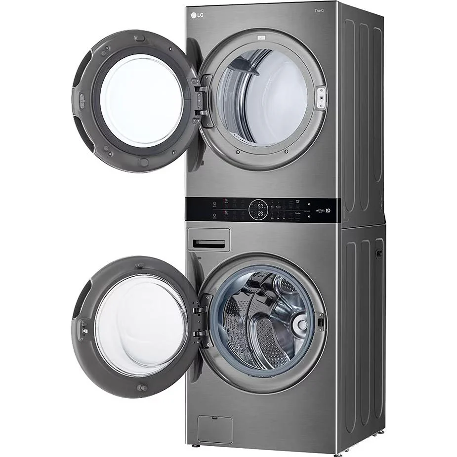 LG Stacked Washer/Dryer Electric Laundry Center with TurboWash™ 360 Technology WKEX200HVA - Image 11