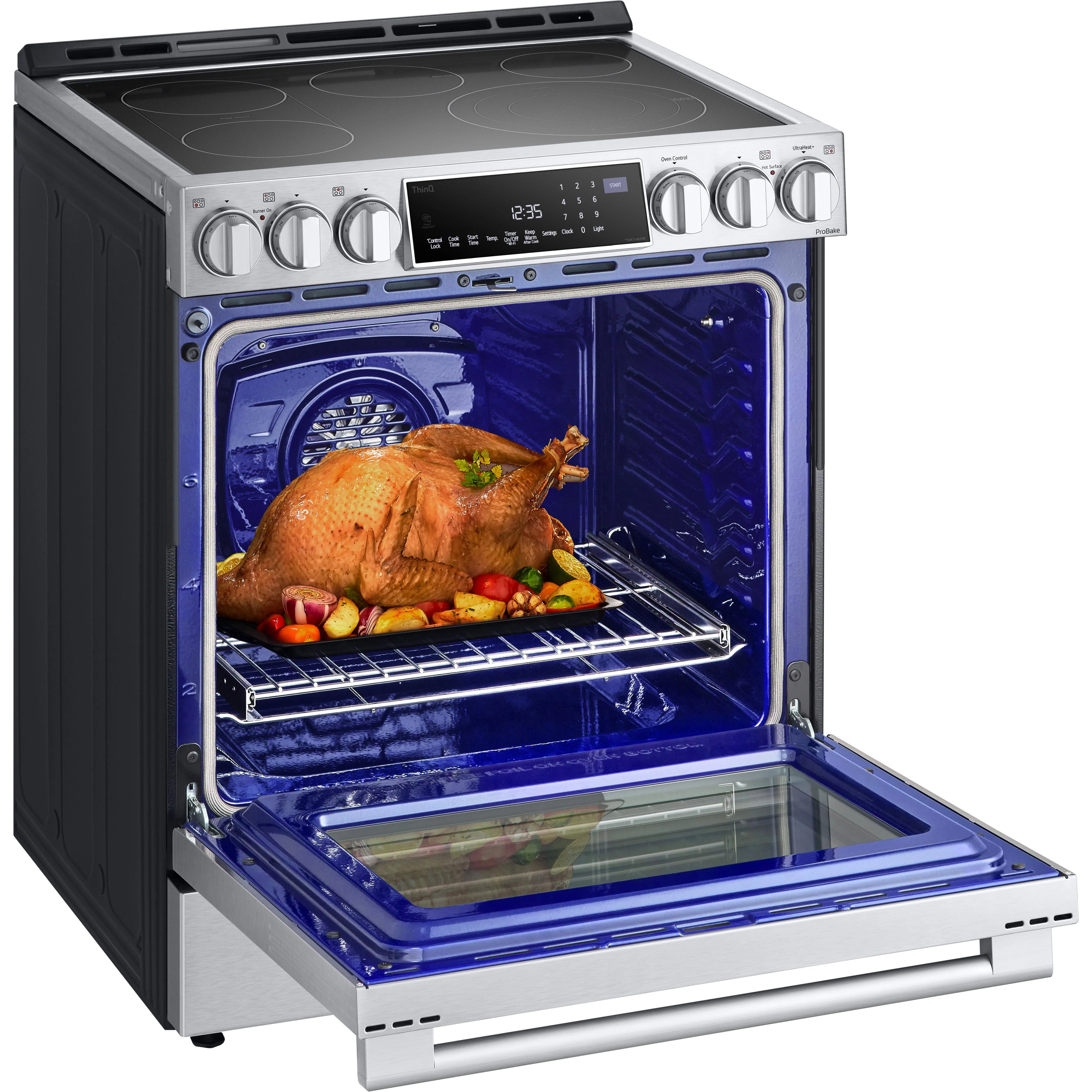 LG STUDIO Studio 30-inch Freestanding Electric Slide-in Range with ProBake Convection ™ Technology LSES6338F - Image 9
