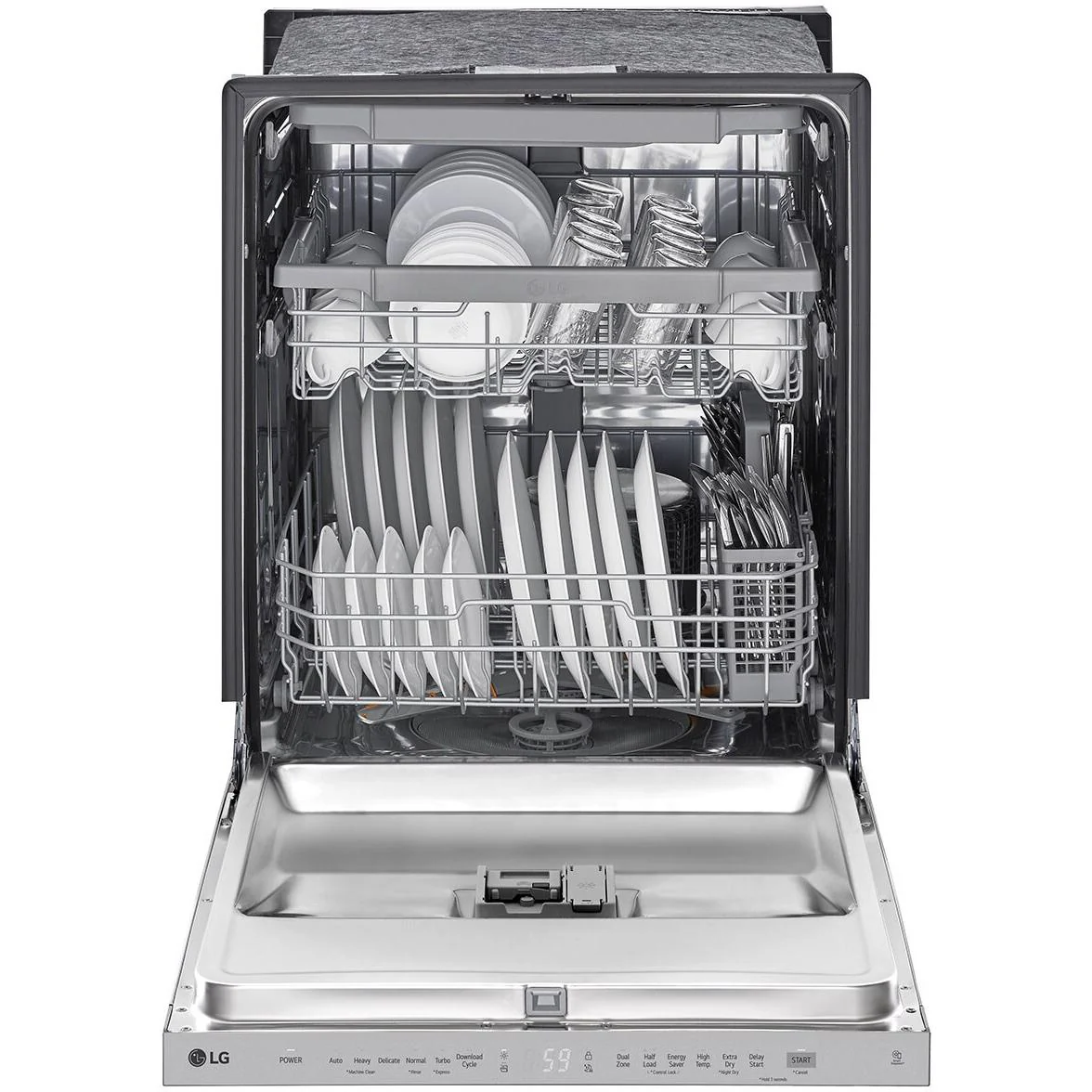 LG Top Control Dishwasher with QuadWash™ and Dynamic Dry™ LDPN454HT - Image 3