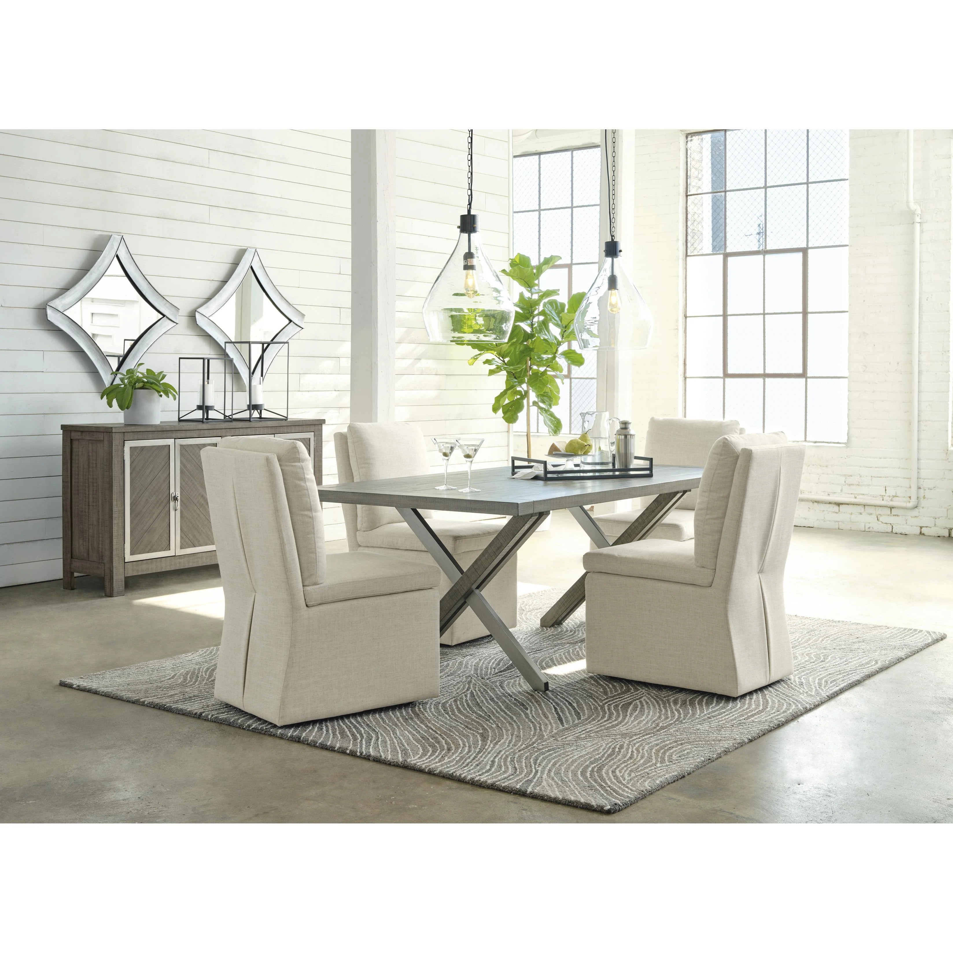 Millennium Krystanza D766-02 Dining Upholstered Side Chair - Image 7