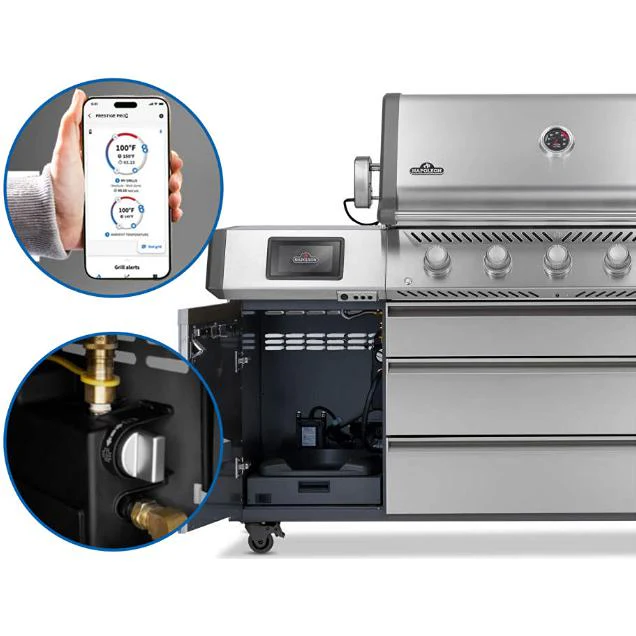 Napoleon Prestige® PRO 665 Elite Gas Grill with Smart Technology - Natural Gas PRO665VXRSIBNSS - Image 20