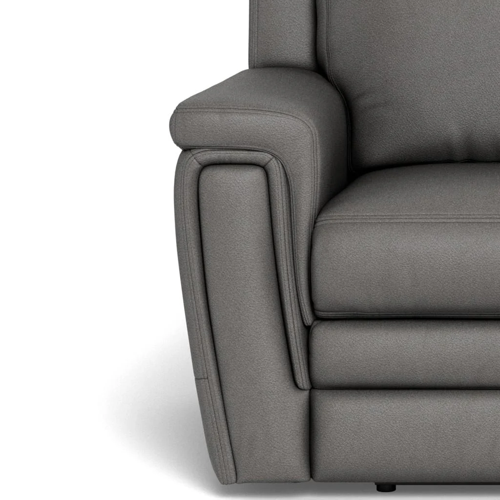 Palliser Asher 41065-L7 Power Reclining Loveseat with Lumbar Support - Bali Rainstorm Match - Image 12