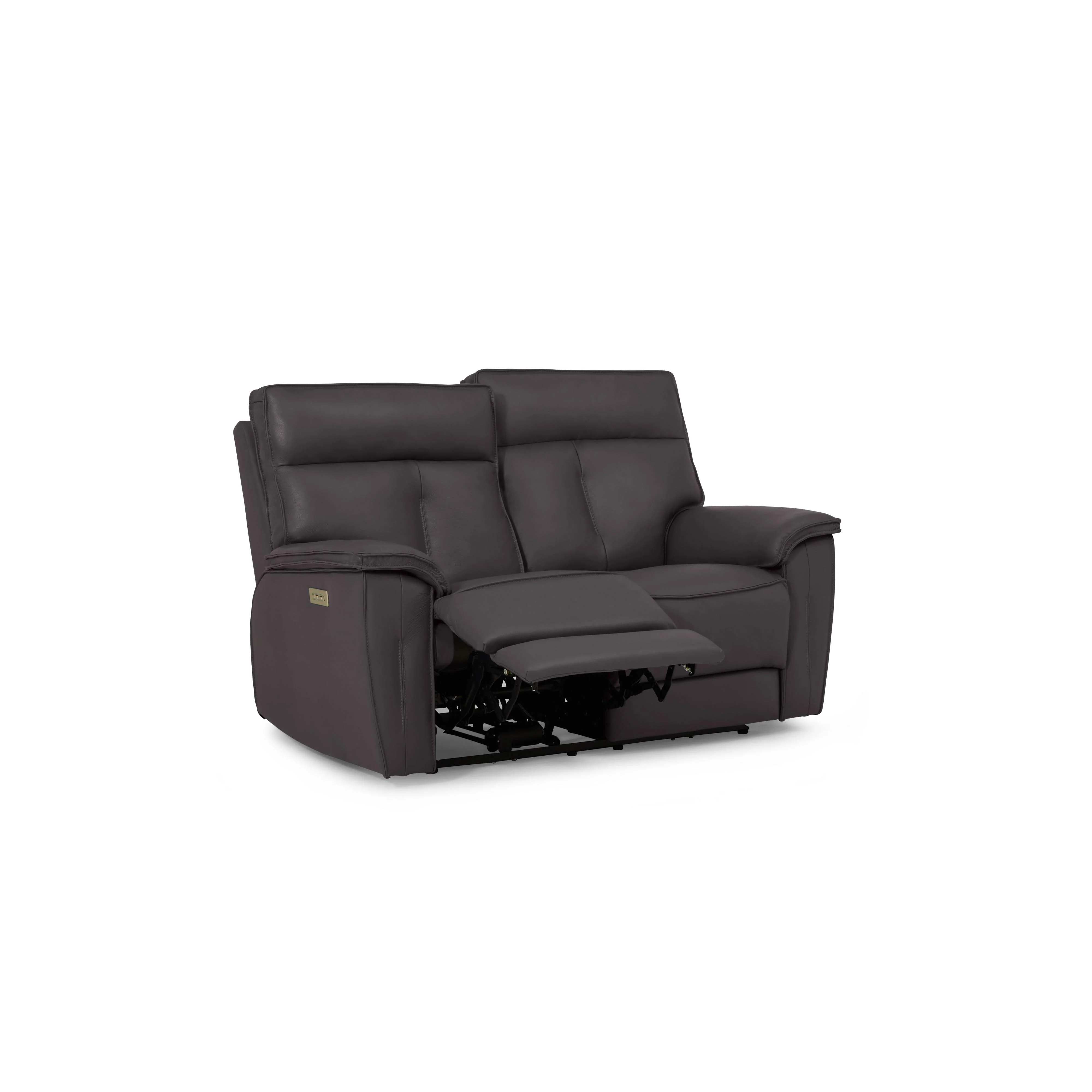 Palliser Oakley 41187-L7 Power Sofa Loveseat with Power Headrest & Lumbar - Bali Carob Match - Image 2
