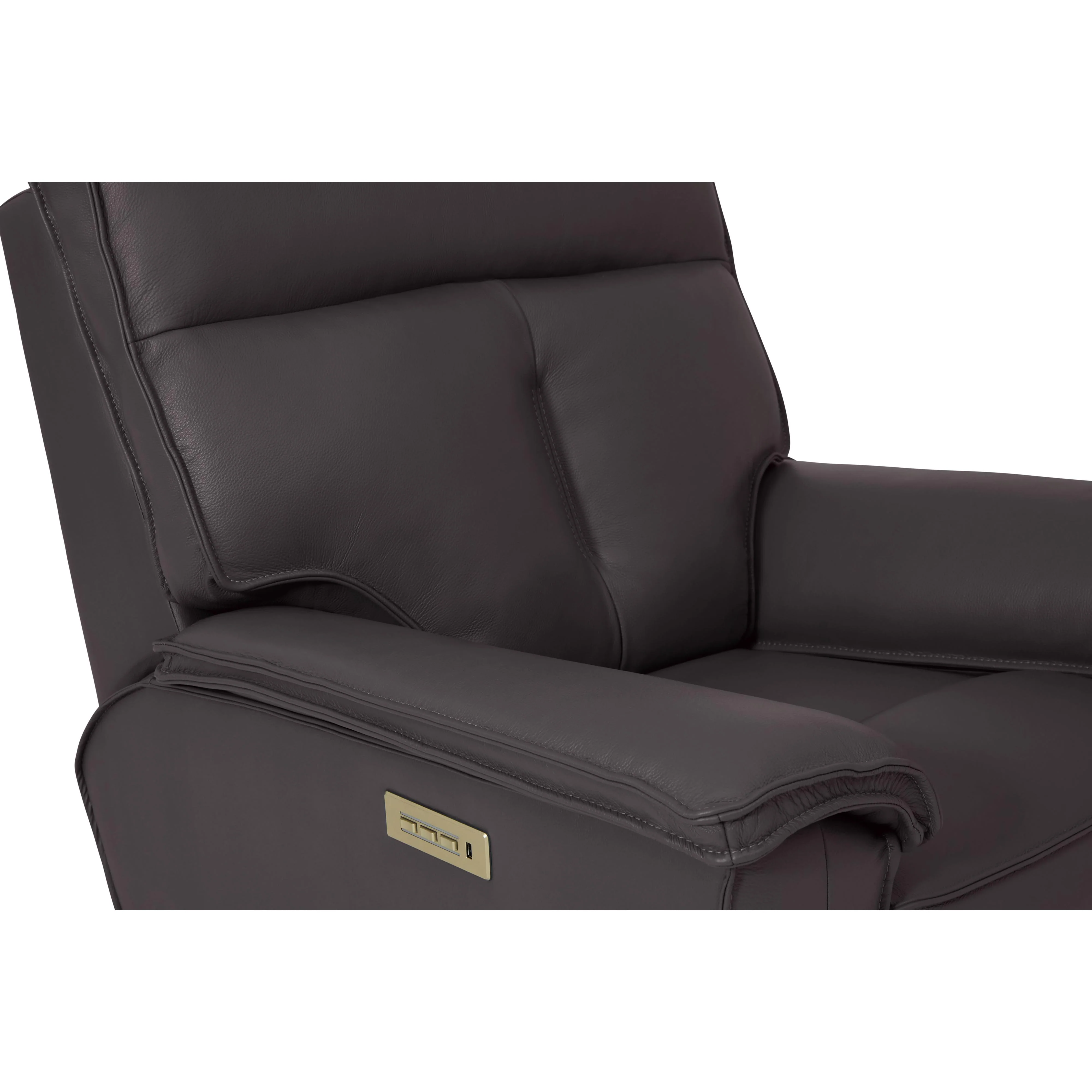 Palliser Oakley 41187-L9 Wallhugger Power Recliner with Power Headrest & Lumbar - Bali Carob Match - Image 13