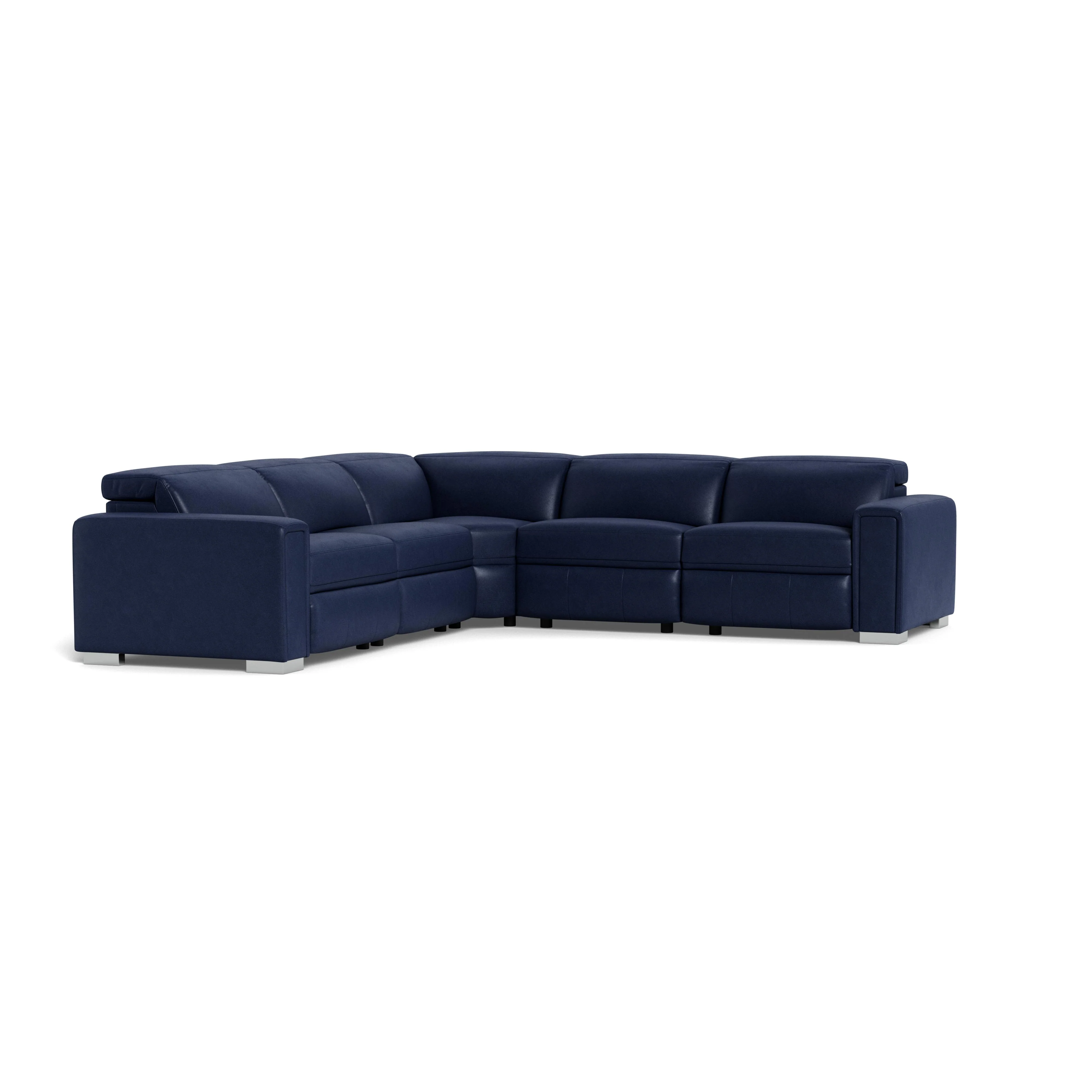 Palliser Titan 44004 5 pc Power Sectional - Valencia Sapphire Match - Image 9