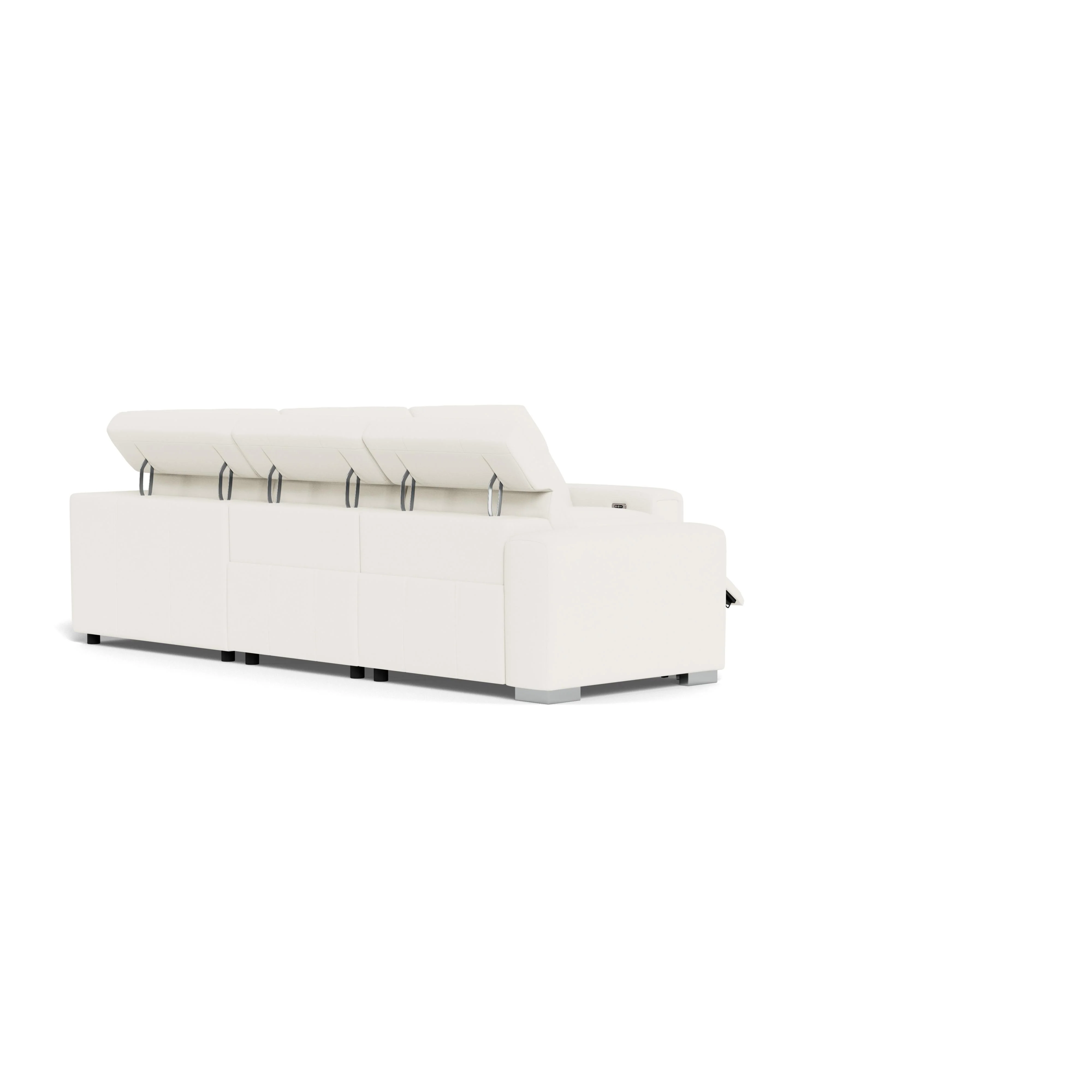 Palliser Titan 44004 5 pc Power Sectional - Valencia Snow Match - Image 6