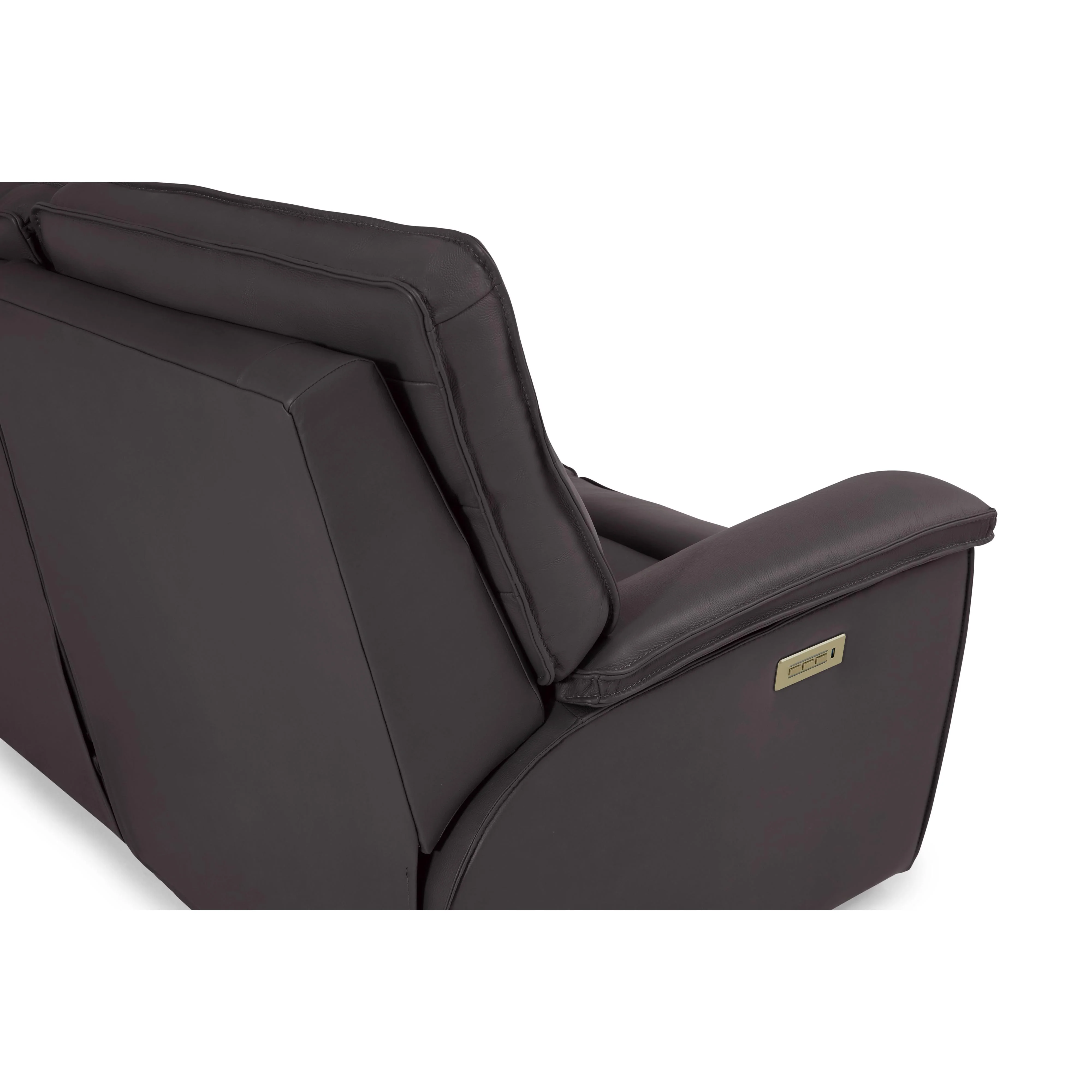 Palliser Oakley 41187-L6 Power Sofa Recliner with Power Headrest & Lumbar - Bali Carob Match - Image 16