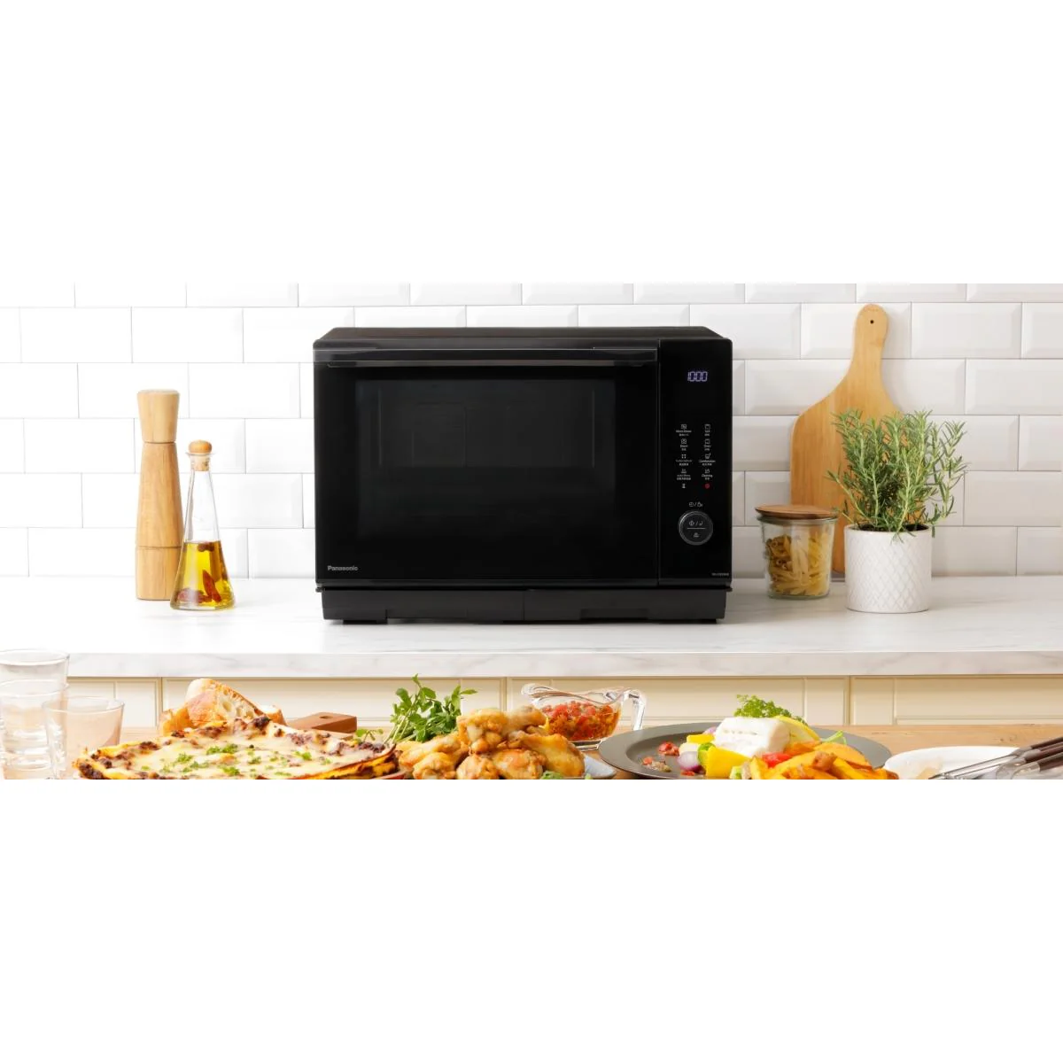 Panasonic 1.0 cu. ft. Countertop Steam Combi Microwave Oven NN-DS59NB - Image 2