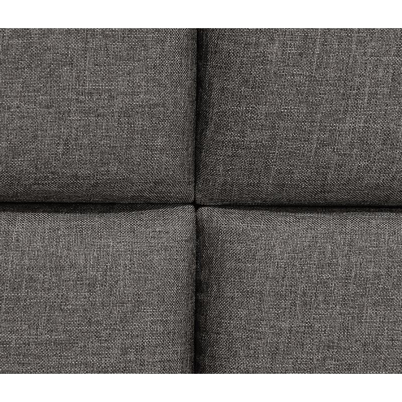 Primo International Shannon King Upholstered Platform Bed - Charcoal Grey - Image 2