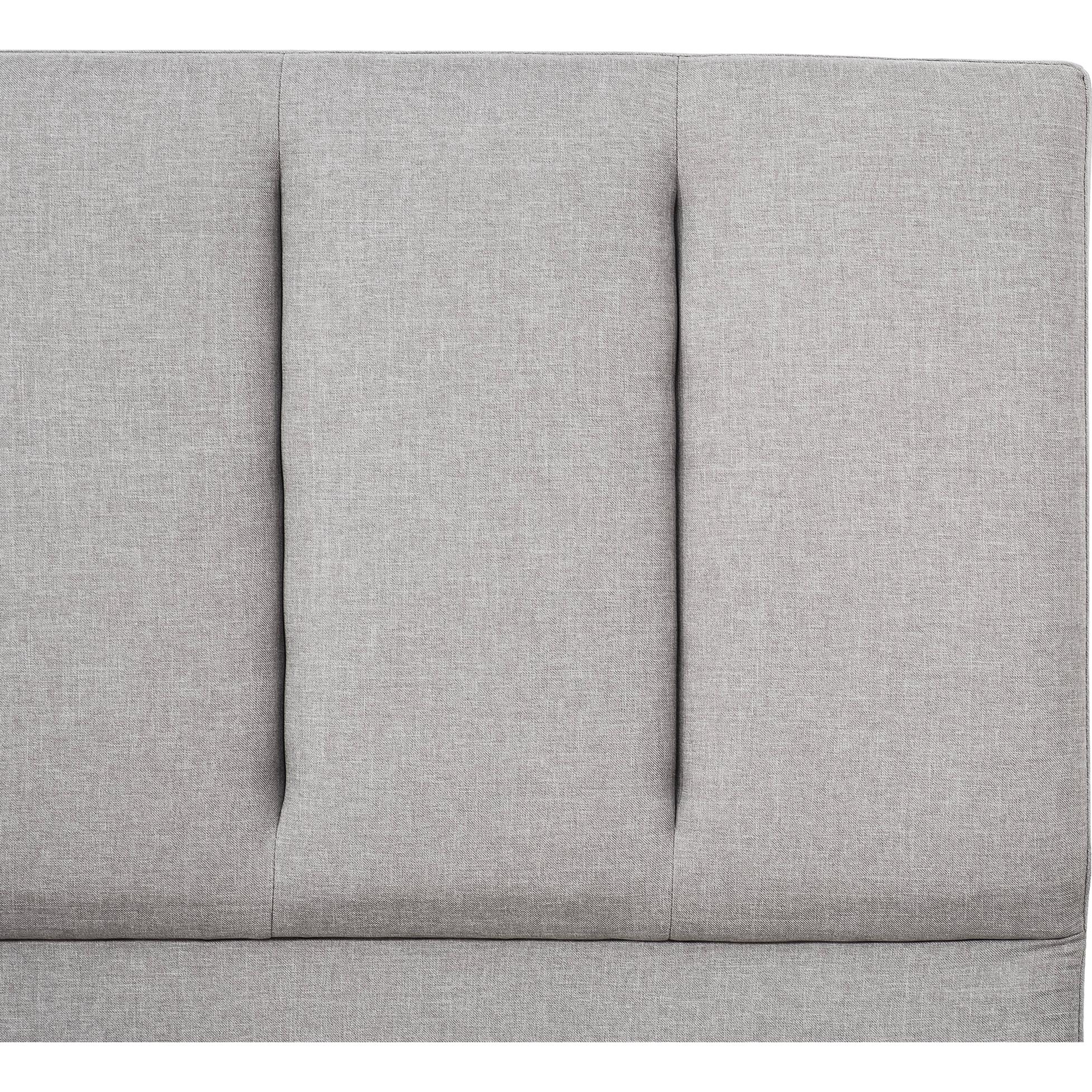 Primo International Ann B3691LIST0XB5Q Queen Upholstered Platform Bed - Stone - Image 3