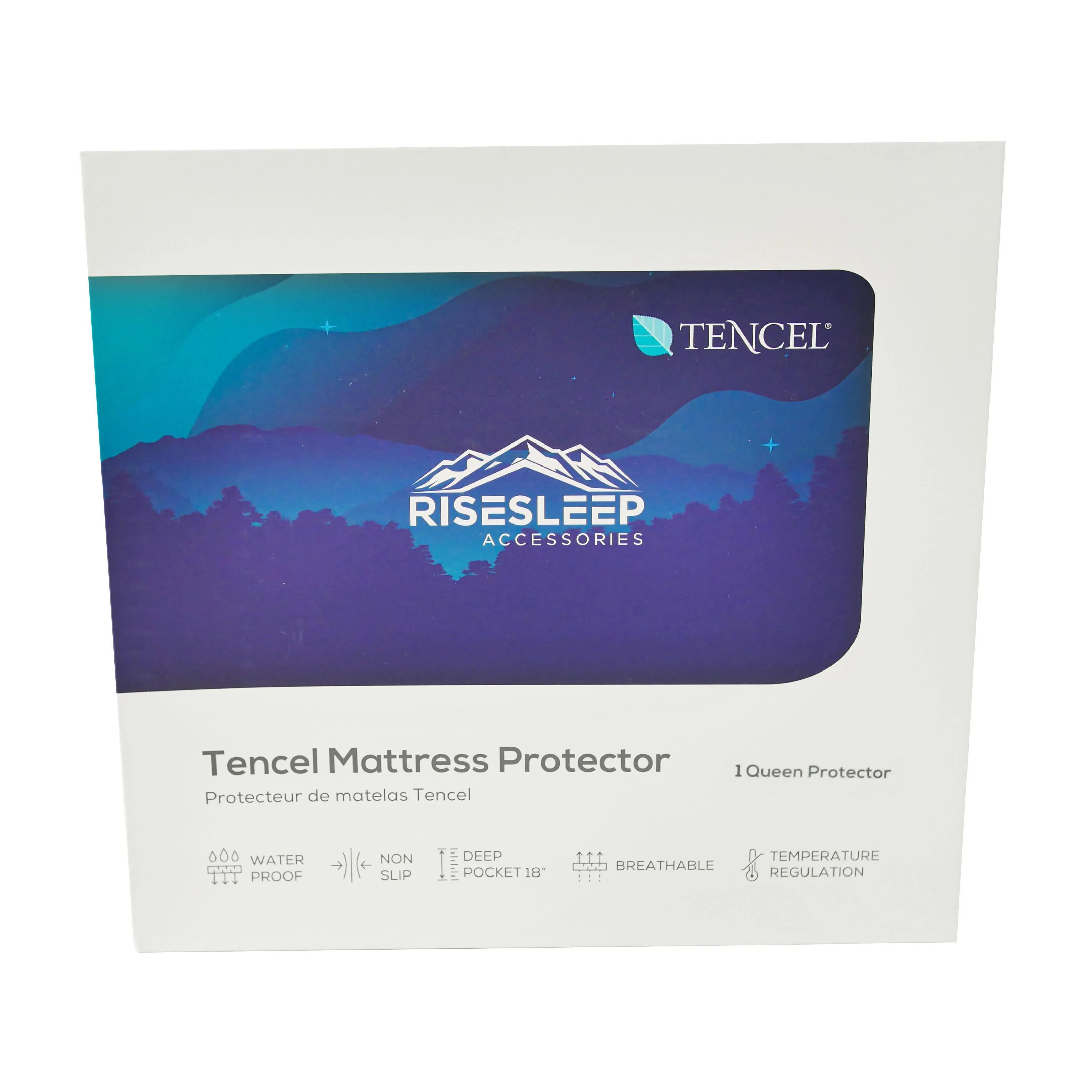 RiseSleep IceSilk Mattress Protector (Full) - Image 2