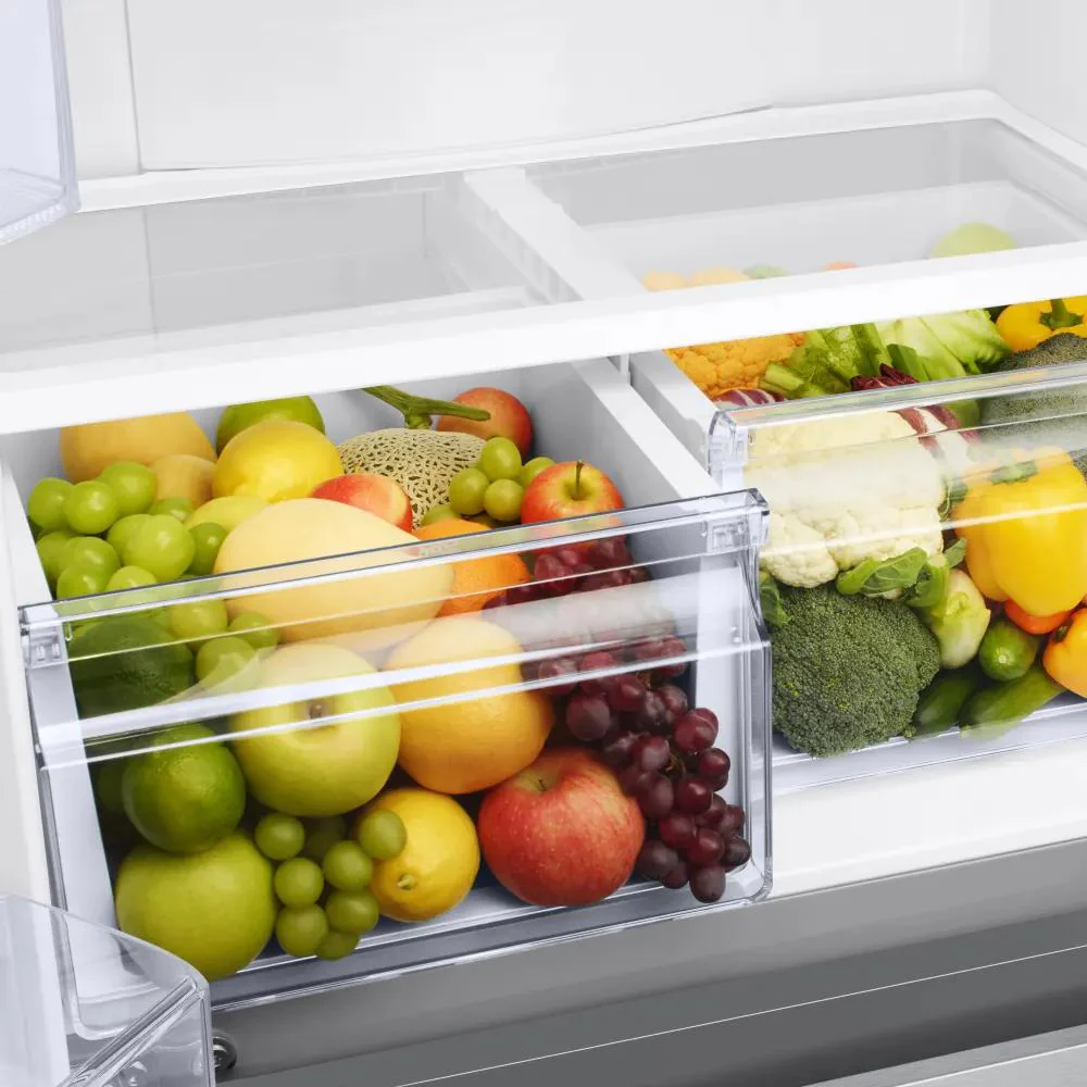 Samsung 18 cu. ft. Counter-Depth French 3-Door Refrigerator RF18A5101SR/AA - Image 8